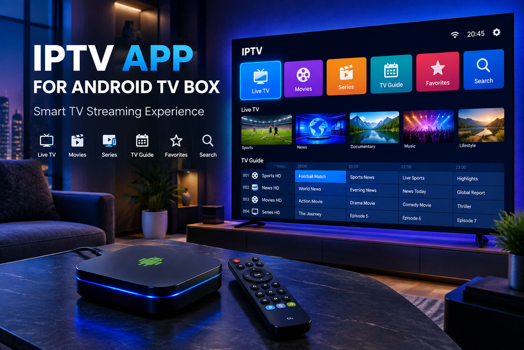 IPTV App For Android TV Box